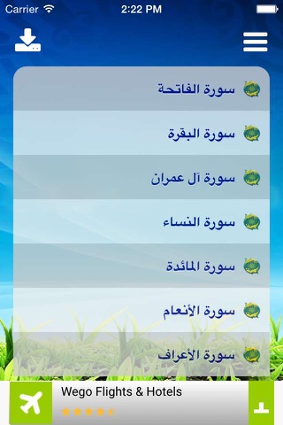 القرآن الكريم للعفاسي screenshot 2