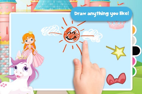 Free Kids Puzzle Teach me ponies for girls - Learn about pink ponies, cute fairies and princesses screenshot 4