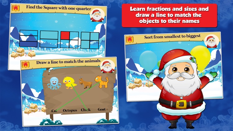 Christmas’ First Grade Learning Games for Kids