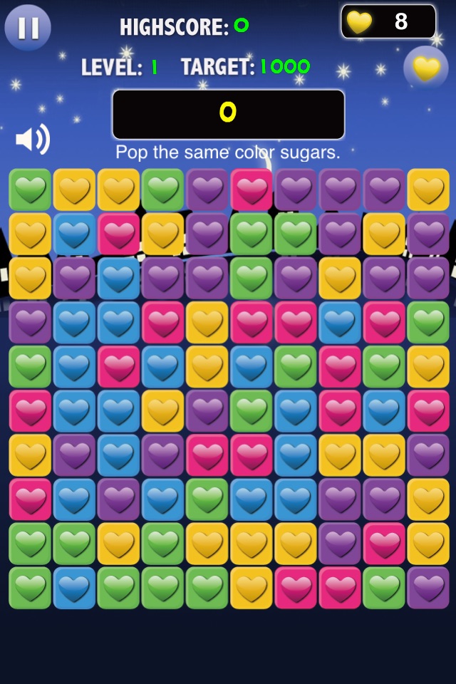 Pop Sugar : Sweet Night & Crazy Candy screenshot 2