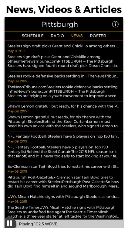 Pittsburgh Football Radio & Live Scores screenshot-4