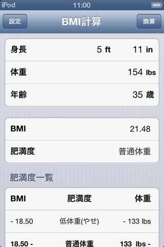 BMI Calculator Japan screenshot 4