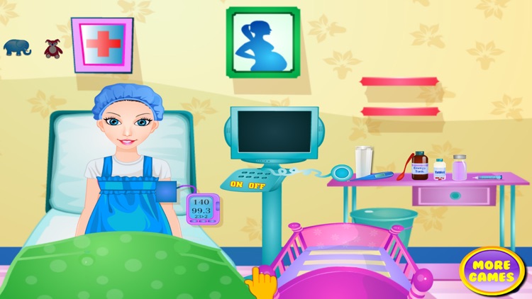 My newborn baby - Girls games