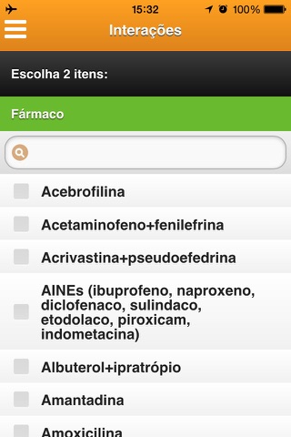 Interações Medicamentosas Ouvido, Nariz e Garganta screenshot 3