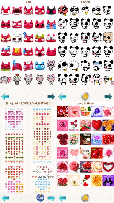 Stickers Emoji Art for WhatsApp, Messages, WeChat, Line, FaceBook, KakaoTalk, SMS, Mail (EmotionPhoto 3) Screenshot 5