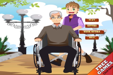Angry Grandpa Nitro Gangster Wheelchair – Crazy Old Man Bandit Rush Game Free screenshot 3