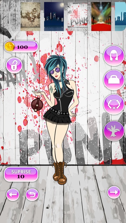 Funky Girl Dress Up Mania - celebrity fashion dressing game