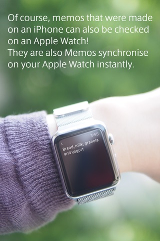 watchnote-memo app screenshot 2