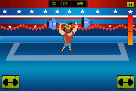 ` Hipster Weight Lifting: Tiny Meat Head Battle Competition Games screenshot 3