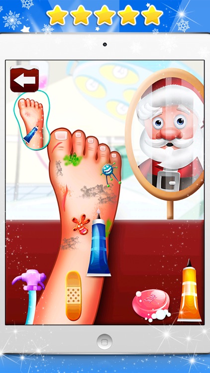 A Santa’s Foot Spa Salon - Little Doctor Saves the Christmas Presents 2015 screenshot-3