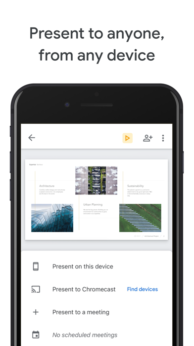 Google Slides iphone images