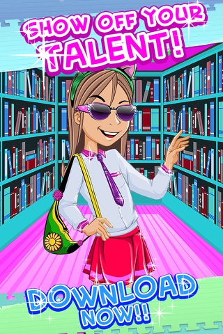 Izzy And Friends Girl Fashion Story- Sparkles High School Uniform Glam Dress Up Free Game screenshot 4