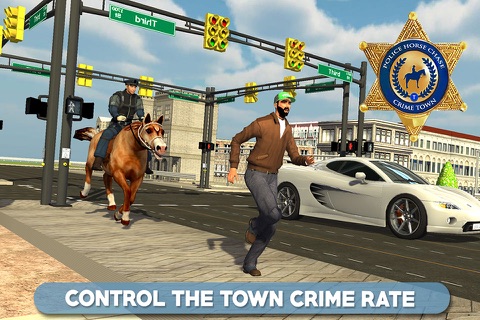 Police Horse Chase 3D - Sheriff Arrest the Thief & Robbers to Control the Town Crime Rate screenshot 2