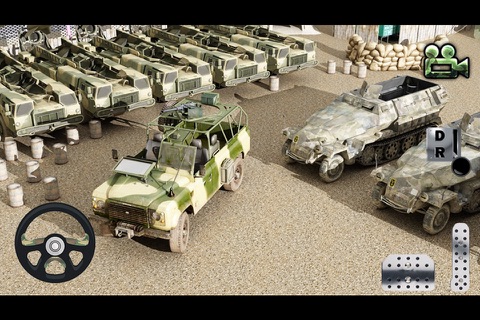 Extreme Army Humvee Parking 3D - Real Combat Truck Tank Driving Simulator Game screenshot 4