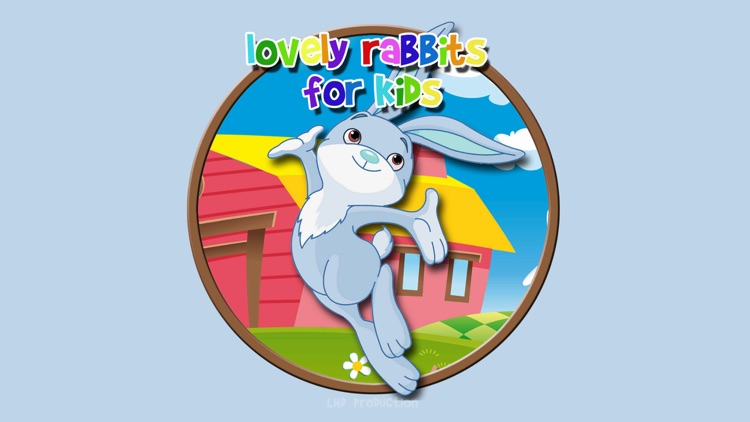 lovely rabbits for kids - no ads screenshot-0