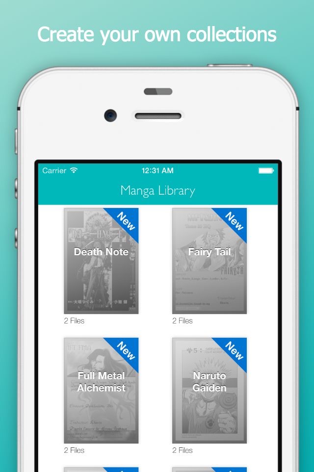 Manga Library, The FREE Manga and Comics Reader: Import your CBZ, ZIP, PDF, RAR, CBR files. screenshot 2