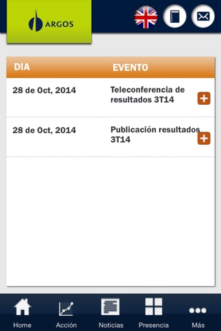 Argos - Relación con el inversionista screenshot 4