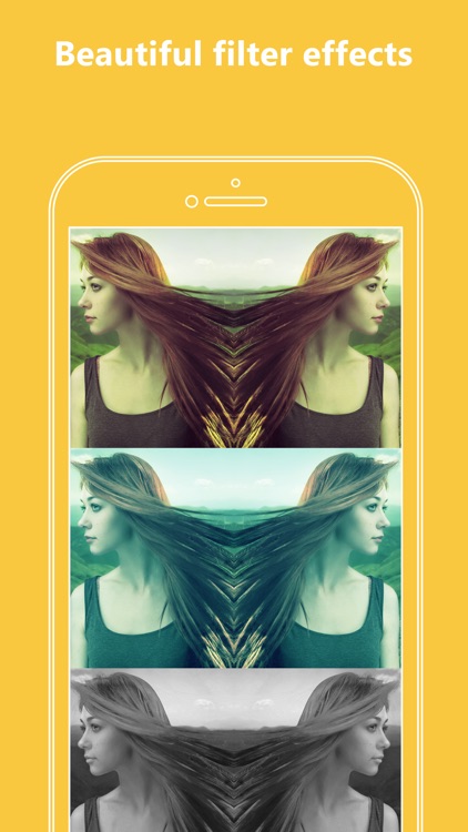 Mirror Reflection Photography Effects In Selfie Pics For Instagram Photo screenshot-3