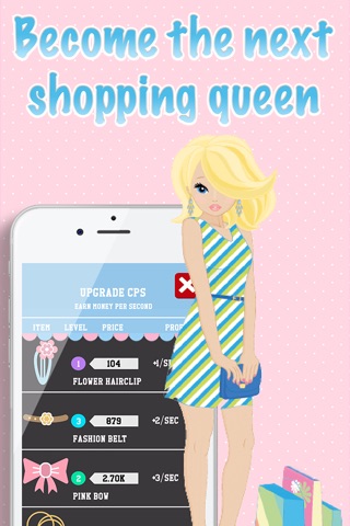Fashion Clicker - the story about a fashion queen screenshot 3