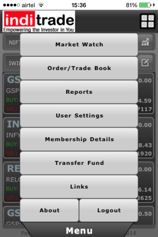 INDITRADE MTrade - Trade On The Go screenshot 3