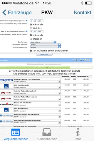 easy eVB - Kfz Versicherungen screenshot 4