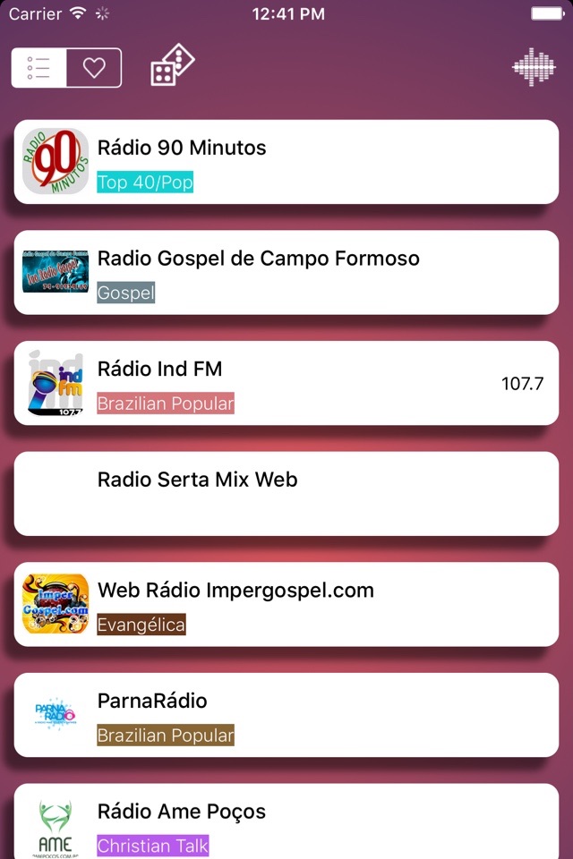 Rádios Brasil - Rádio Grátis / Todas as Rádios FM e AM Brasileiras screenshot 2