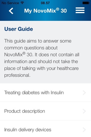 NovoMix® 30 My Guide screenshot 4
