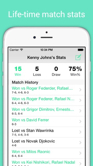 TennisCore - track tennis scores & review stats(圖4)-速報App