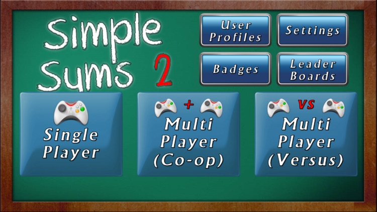 Simple Sums 2 - Multiplayer Maths Game