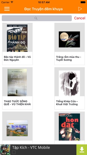 Truyện Audio Online-Offline (Tiểu Thuyết