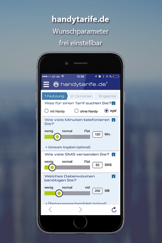 handytarife.de - Tarifvergleich und Tarifrechner für Mobilfunktarife und Smartphones screenshot 4