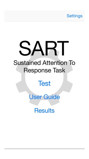 SART: Sustained Attention to Response Ta