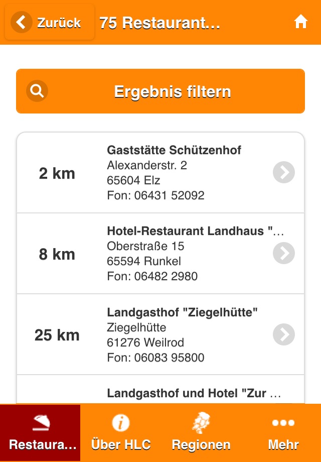 Gastroguide Hessen à la carte screenshot 2