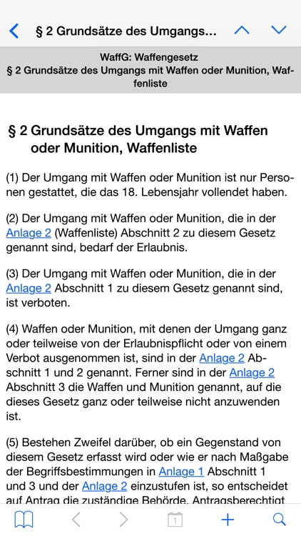 Das Waffenrecht