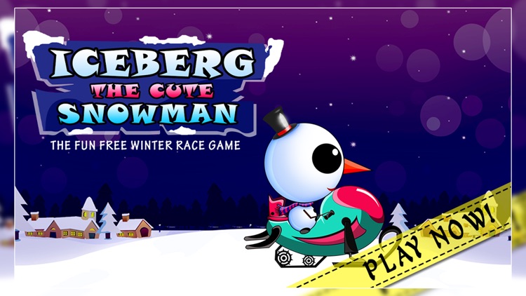 Iceberg the Cute Snow Man : The Fun Free Winter Race Game - Free Edition