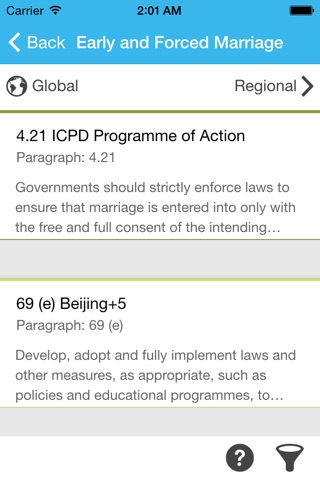 UN Advocacy Tool screenshot 3