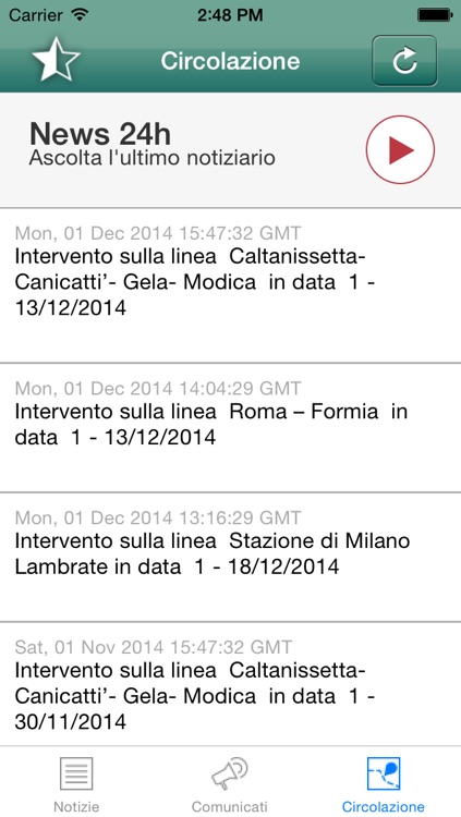 Trenitalia news screenshot-3