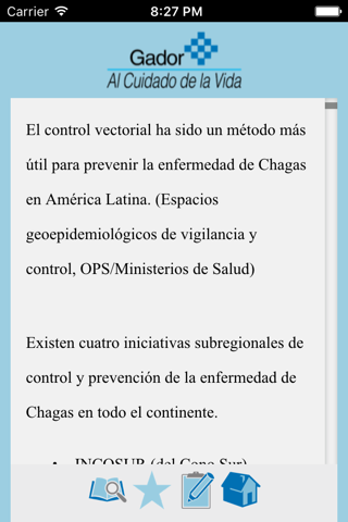 Enfermedad de Chagas-Mazza screenshot 2