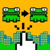 Flappy Frogs Match - Play Free 8-bit Art Block Classic Old School Crossy Pixel Hopper Matching Zoo Pets Games