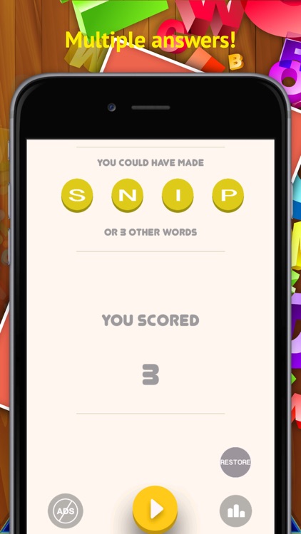 4 Letter Words Game of Anagrams screenshot-4