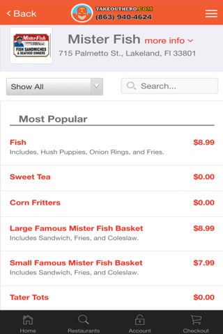 Takeout Hero - Food Delivery screenshot 3