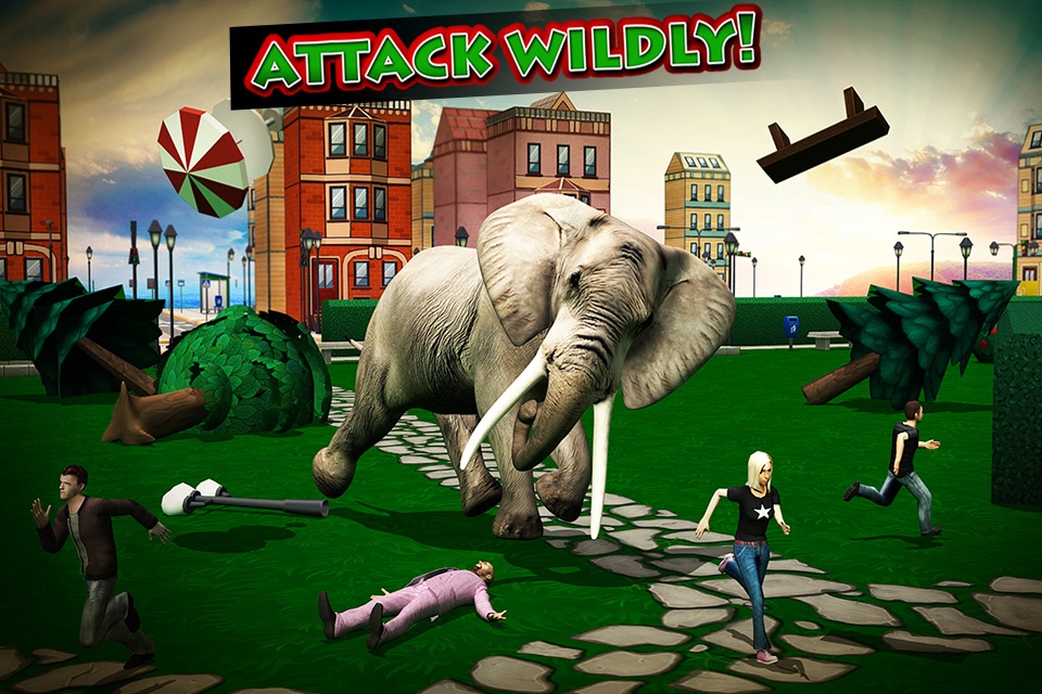 Ultimate Elephant Rampage 3D screenshot 2