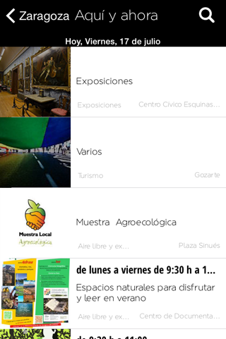Agenda Zaragoza screenshot 3