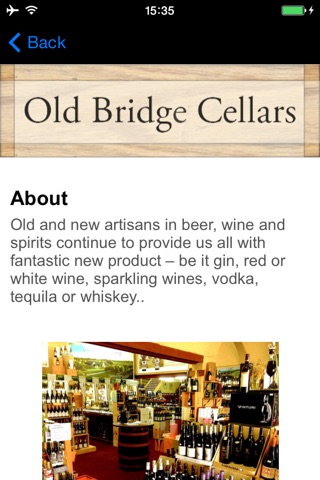 Old Bridge Cellars Fremantle screenshot 2