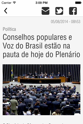 Câmara Notícias Brasil screenshot 4