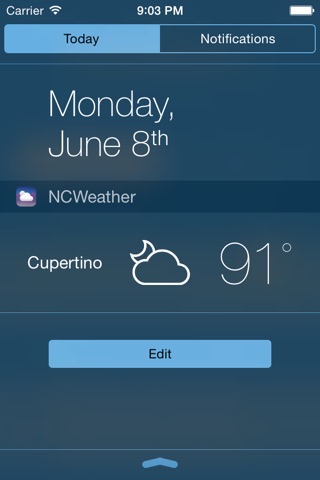 NCWeather screenshot 2