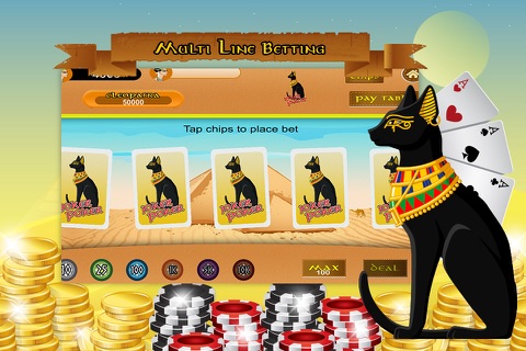 Video Poker LITE - Mummies Revenge screenshot 2