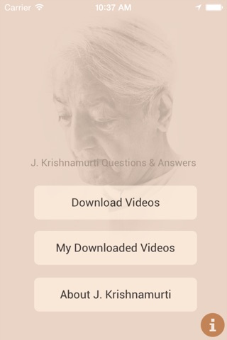 J. Krishnamurti Questions and Answers video app screenshot 2