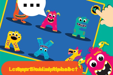 My first alphabet and letters monster puzzle Sound Game for toddlers and preschoolers screenshot 3