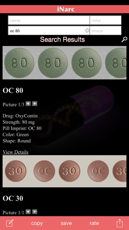 iNarc: Pill Finder and Identifier